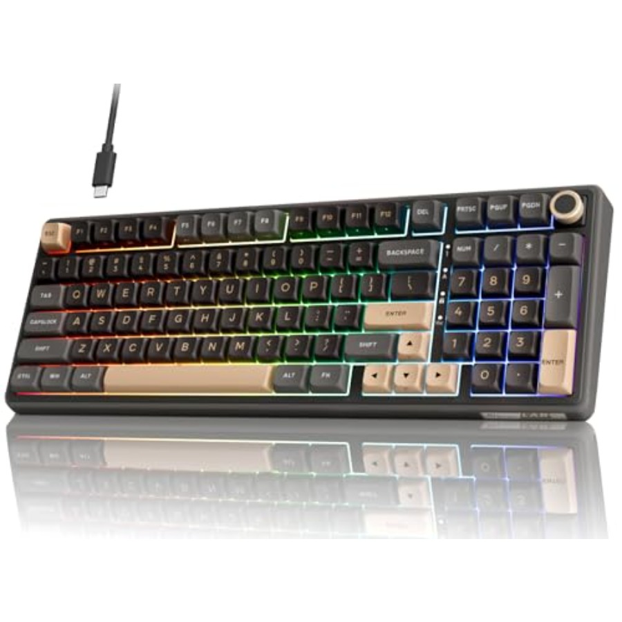 Gaming Keyboard No Number Pad - Gaming keyboard with gasket mount and