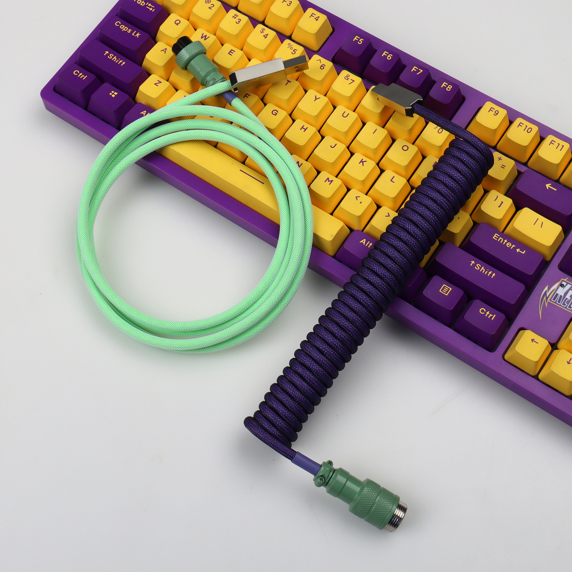 Gaming Keyboard Type C - 【LANO】GX16 5-pin aviator connector Detachable Metal