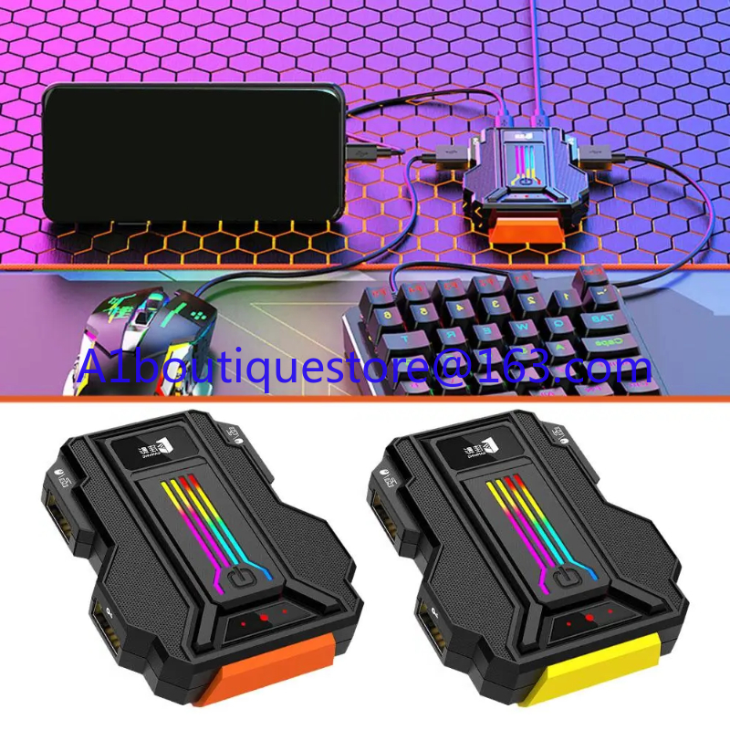 Gaming Keyboard And Mouse Converter For Mobile - 1pcs Hunter Mouse Adapter Gamepad PUBG
