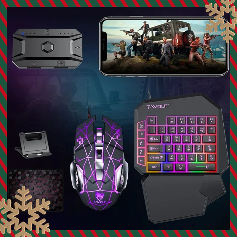 Gaming Keyboard And Mouse Converter For Mobile - Kit Mobilador Gamer Kit Gaming Keyboard