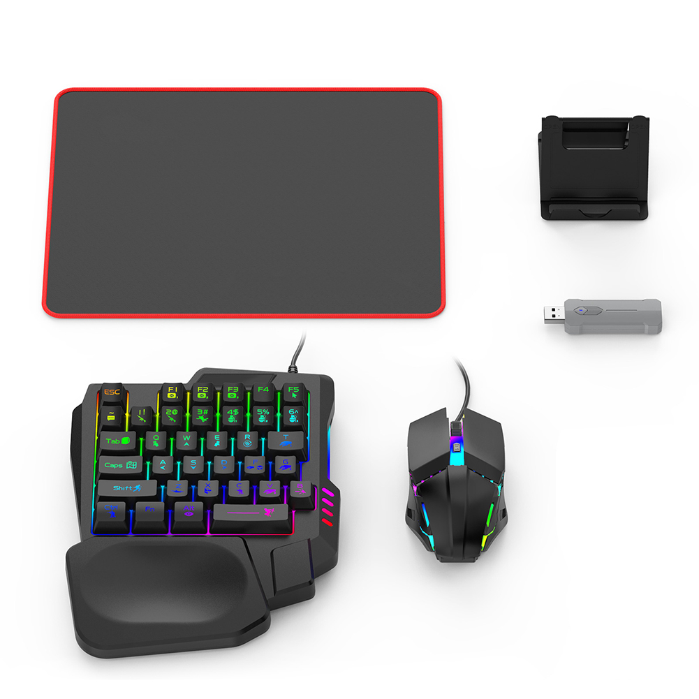 Gaming Keyboard And Mouse Converter For Mobile - 5 in 1 Mobile Controller Gaming