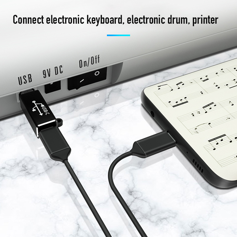 Type C USB Female to USB-B Mal - مراجعة Gaming Keyboard Type C وسعره