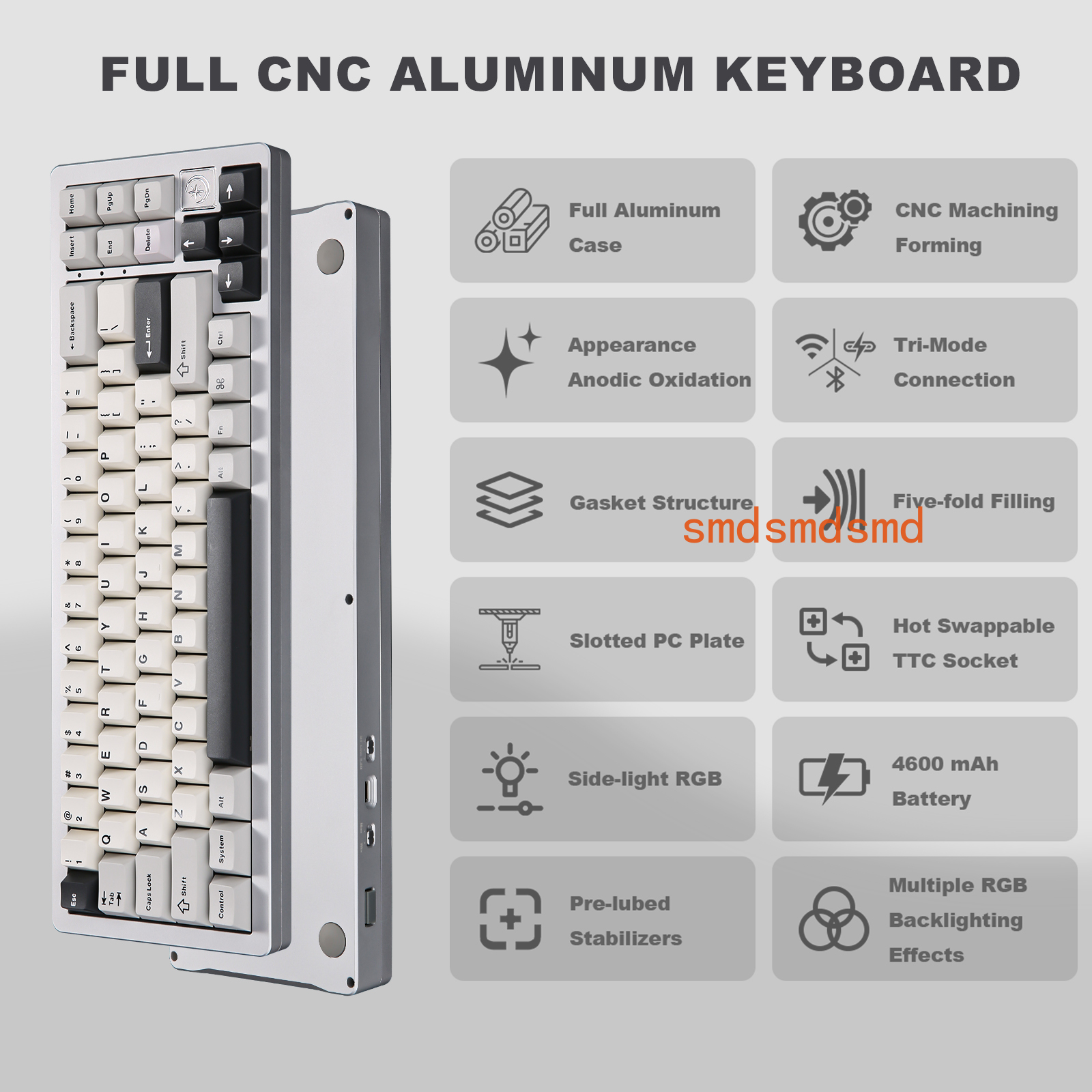 AL71 Silver CNC Aluminum Mecha - مراجعة Keyboard Gaming Mac وسعره