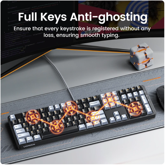 UGREEN Keyboard Mechanical Wir - مراجعة Gaming Keyboard Mechanical وسعره