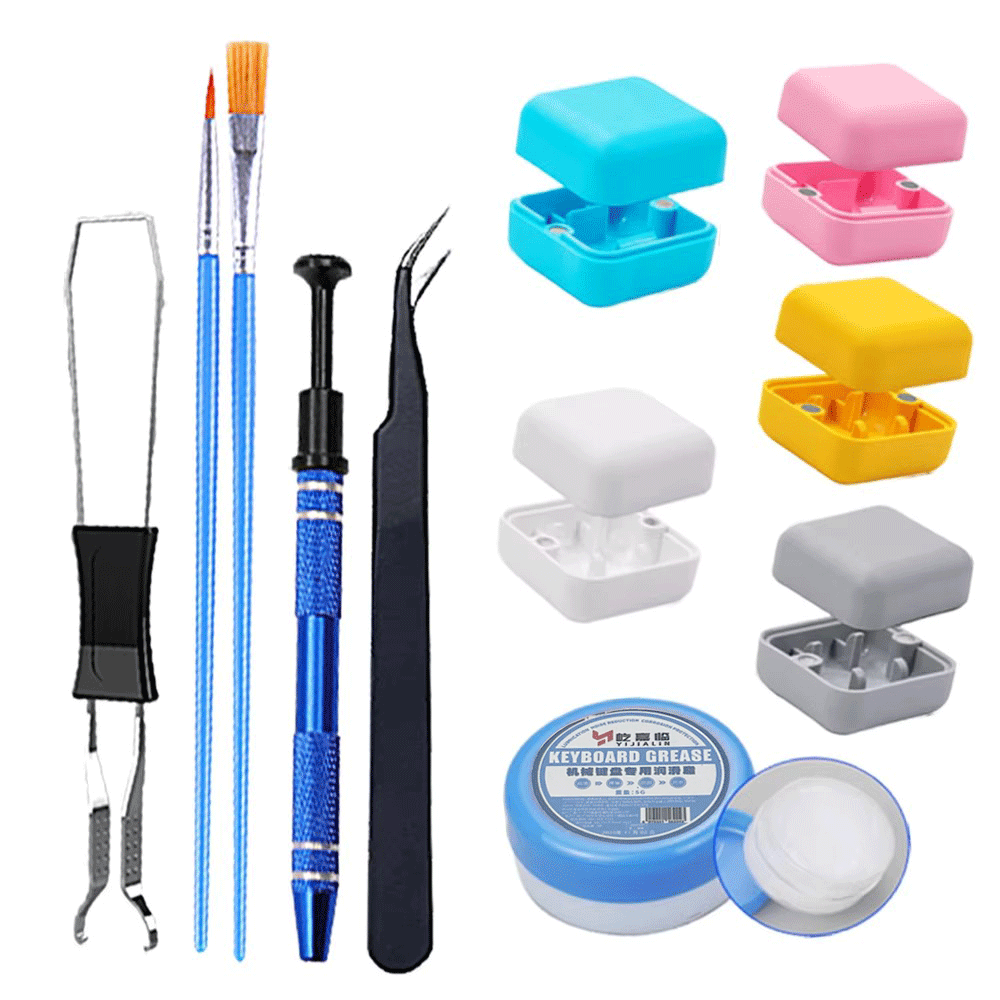 Keyboard Lubricating Grease Ki - مراجعة Keycap Puller Ring وسعره
