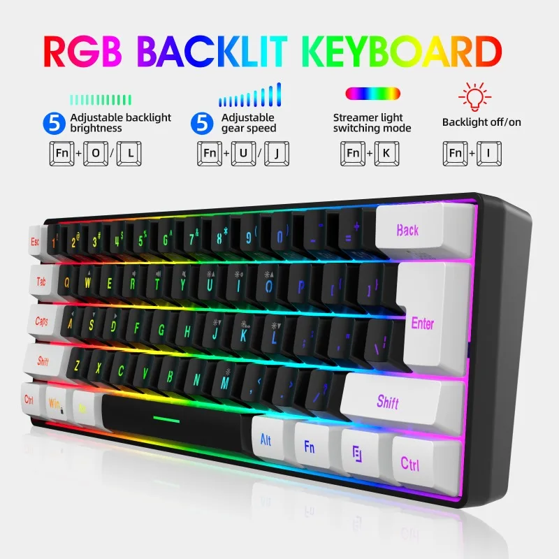 Keyboard and mouse 60% compute - مراجعة Gaming Keyboard Extension وسعره