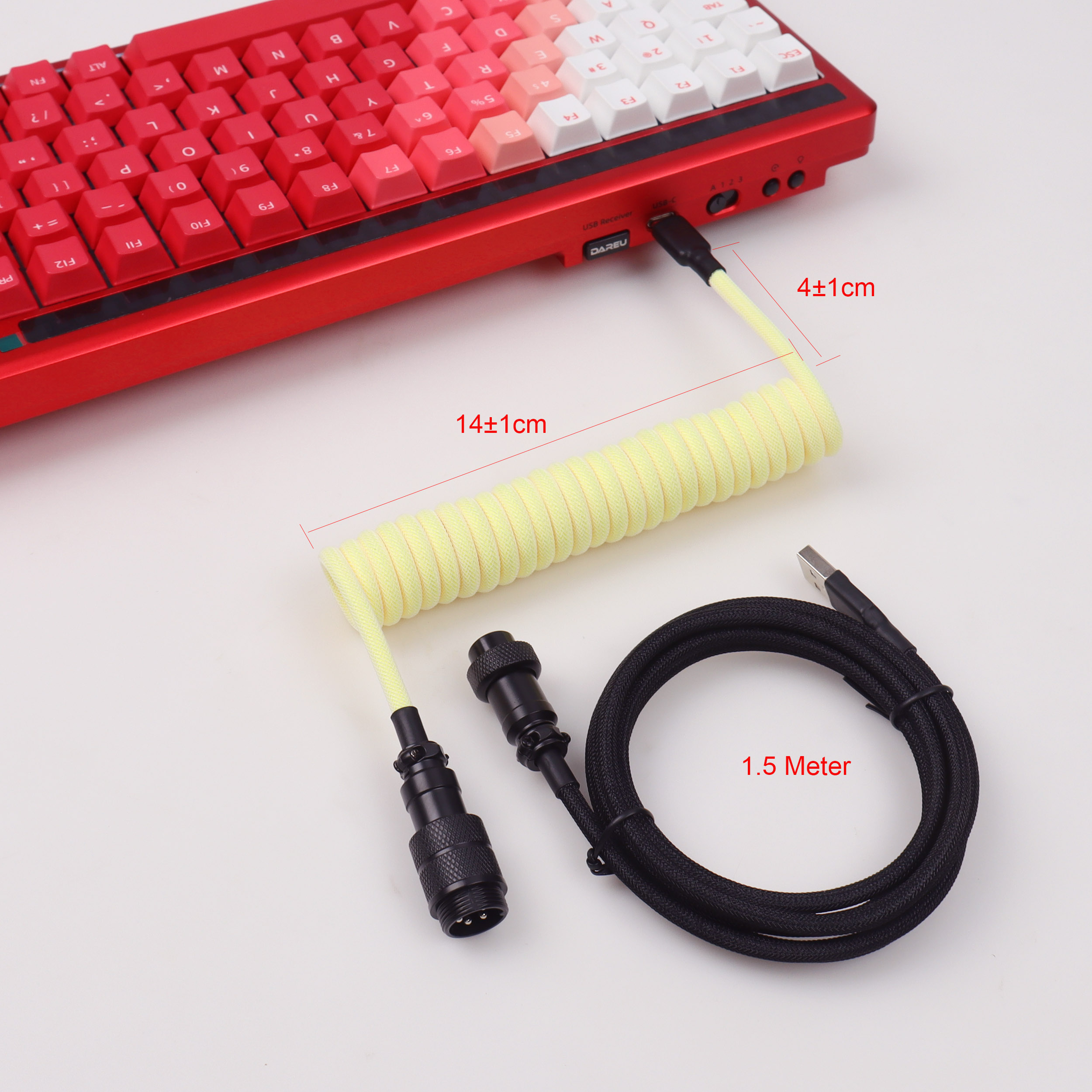 LANO USB A to Type C for Mecha - مراجعة Gaming Keyboard Type C وسعره