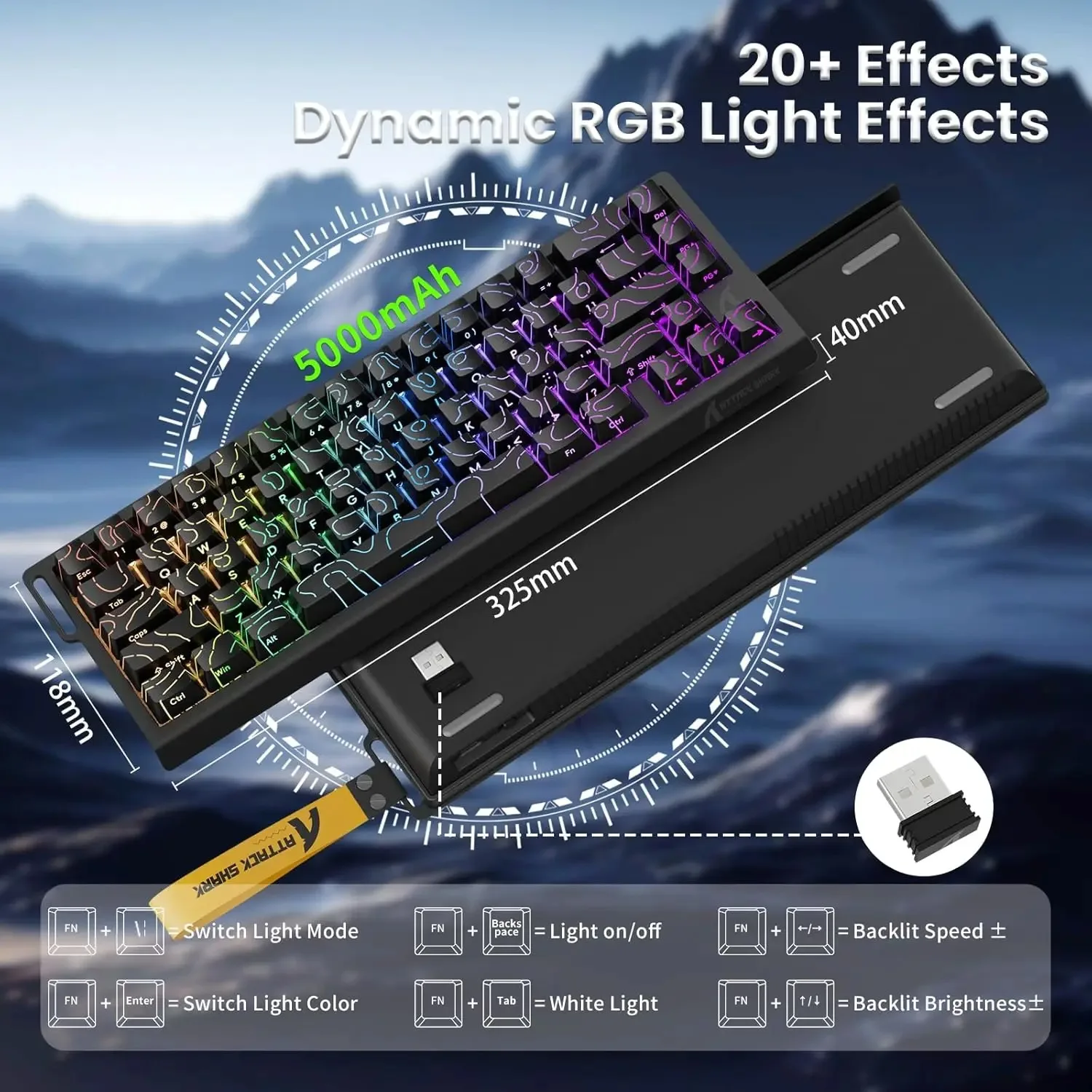 Attack Shark X68PRO HE Wireles - مراجعة Keyboard Gaming Mac وسعره