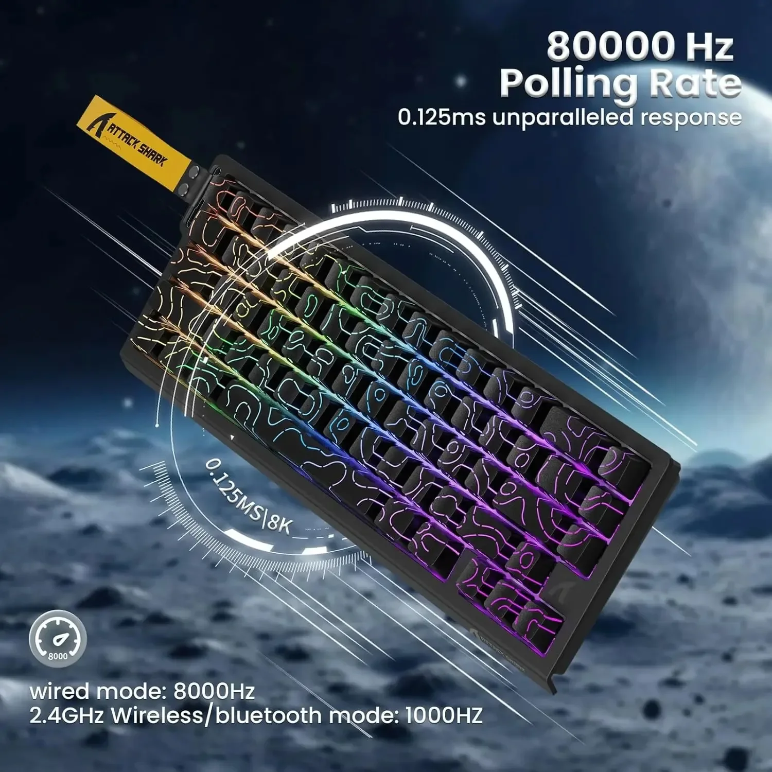 Attack Shark X68PRO HE Wireles - مراجعة Keyboard Gaming Mac وسعره
