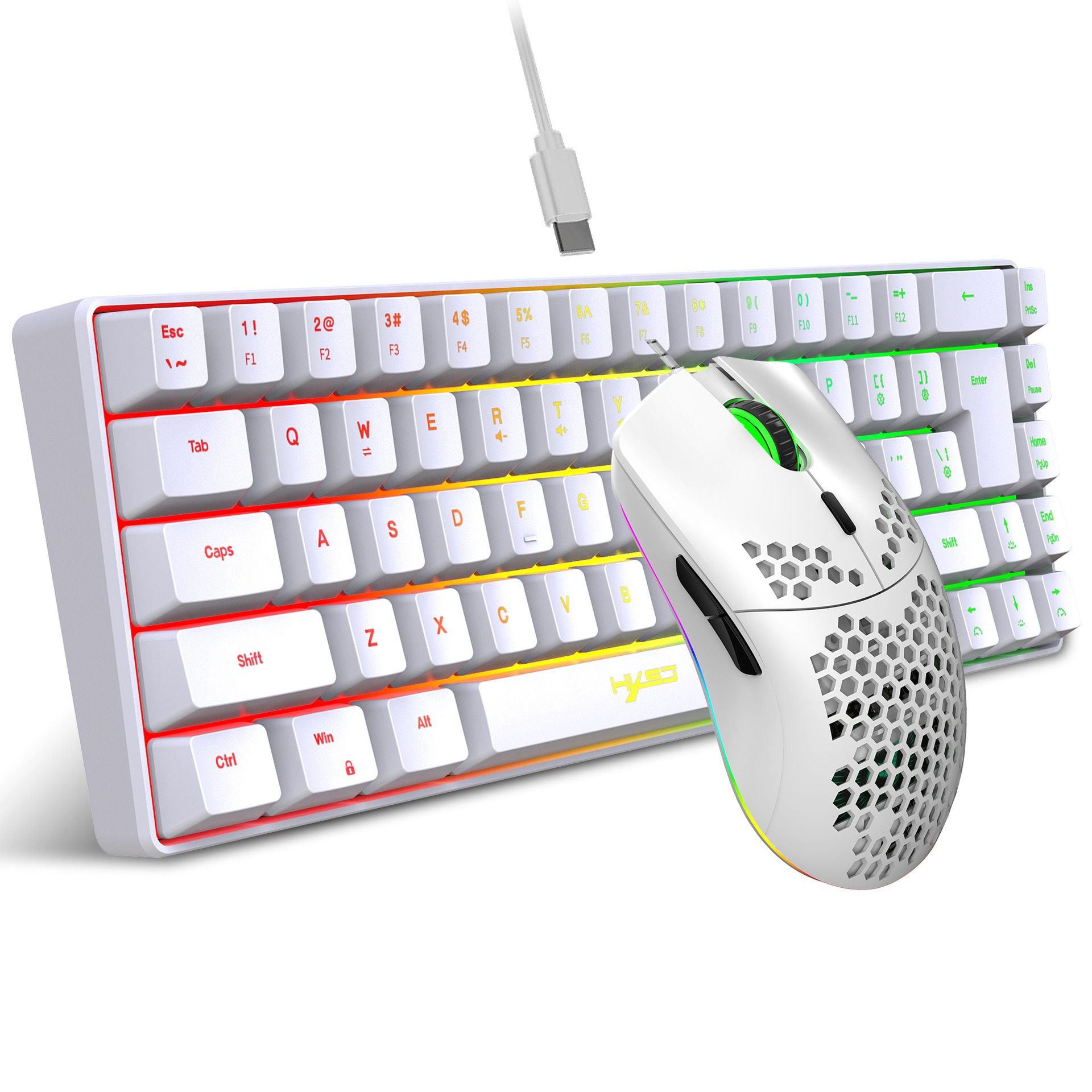 Keyboard and mouse 68key wired - مراجعة Gaming Keyboard Extension وسعره
