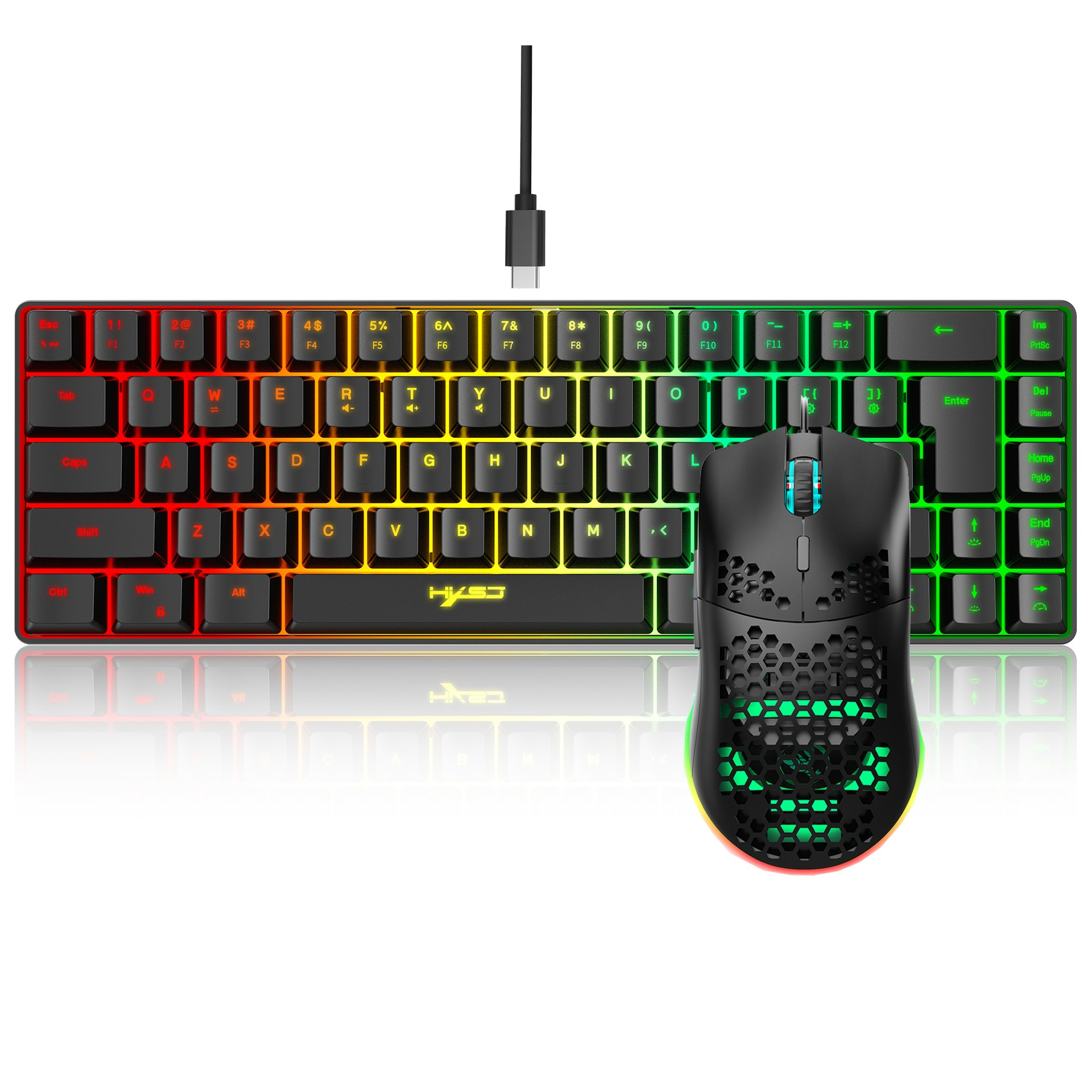 Keyboard and mouse 68key wired - مراجعة Gaming Keyboard Extension وسعره