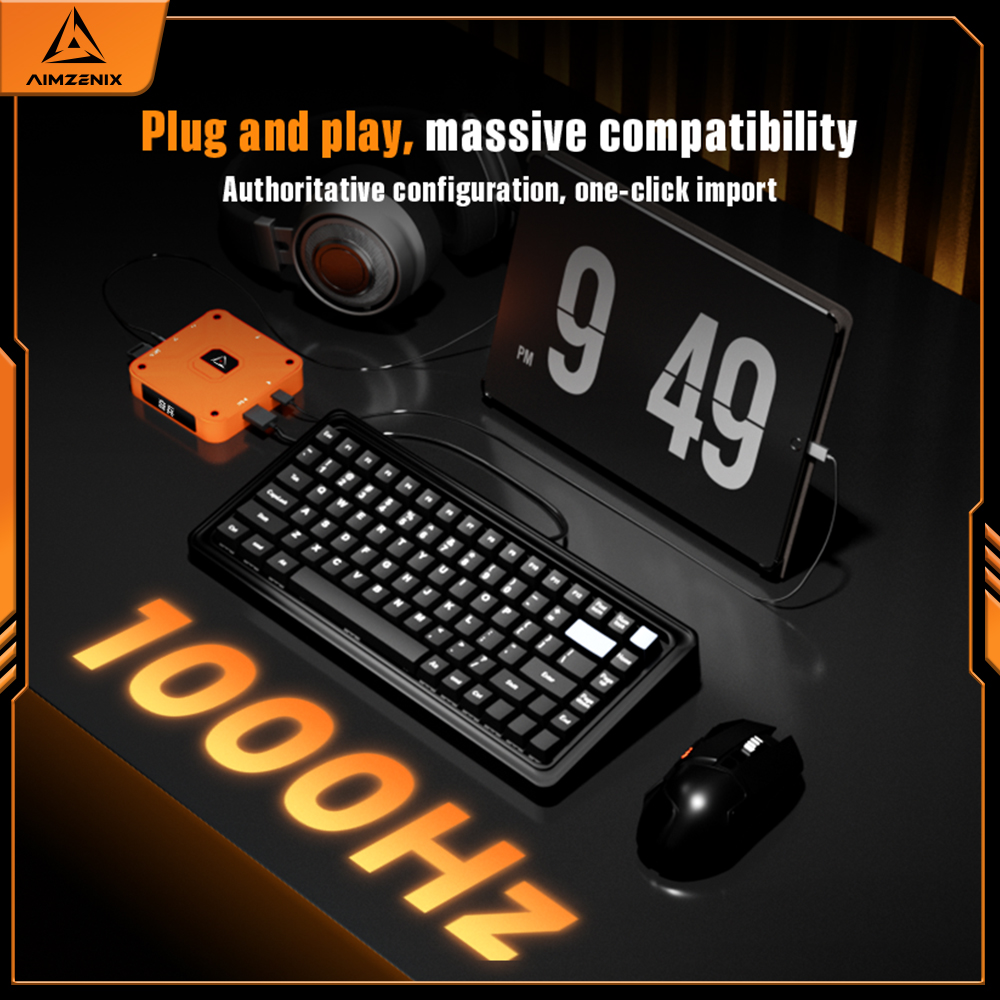 Gamwing Raiders AX360M Mobile  - مراجعة Gaming Keyboard And Mouse Converter For Mobile وسعره