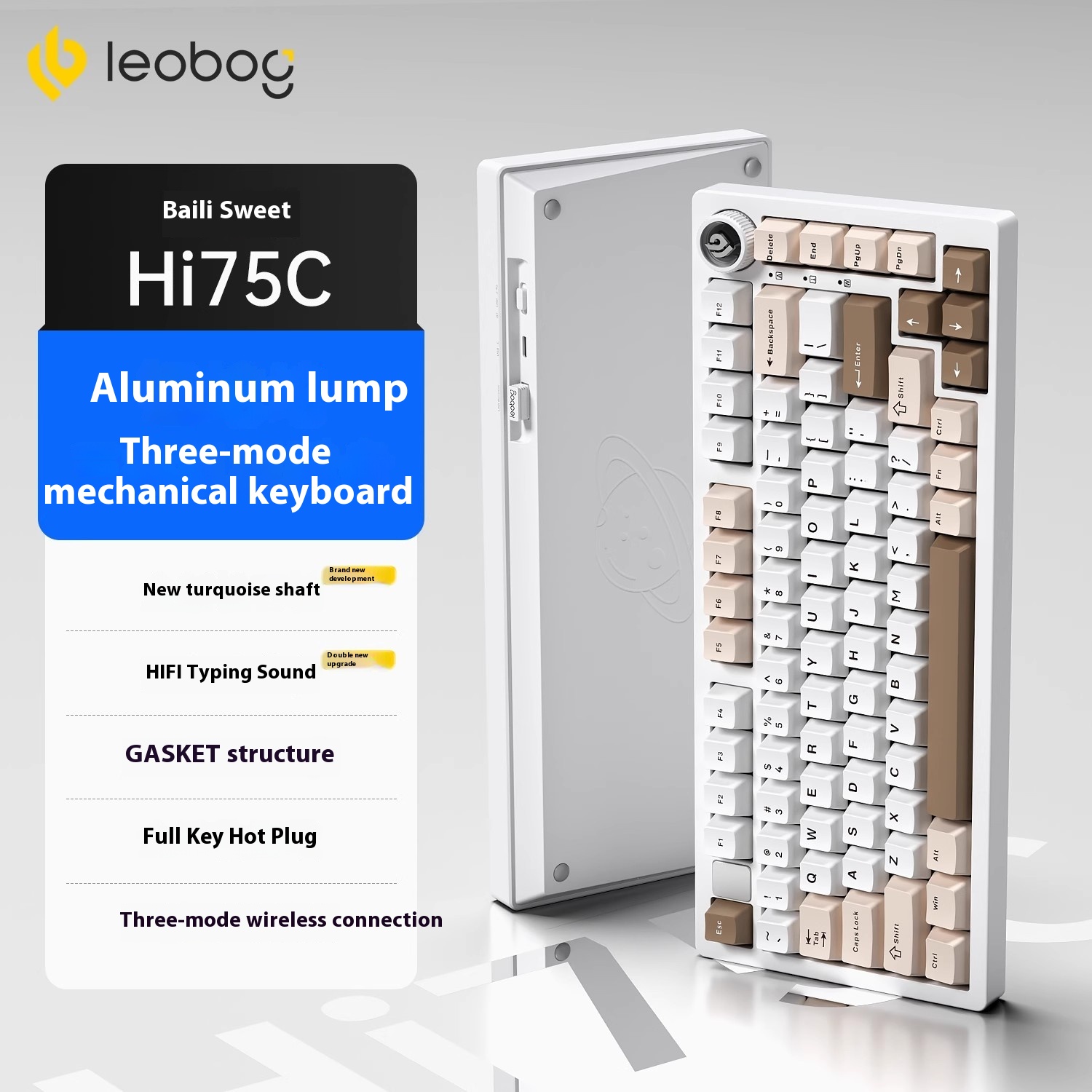 LEOBOG Hi75C Mechanical Keyboa - مراجعة Gaming Keyboard Extension وسعره