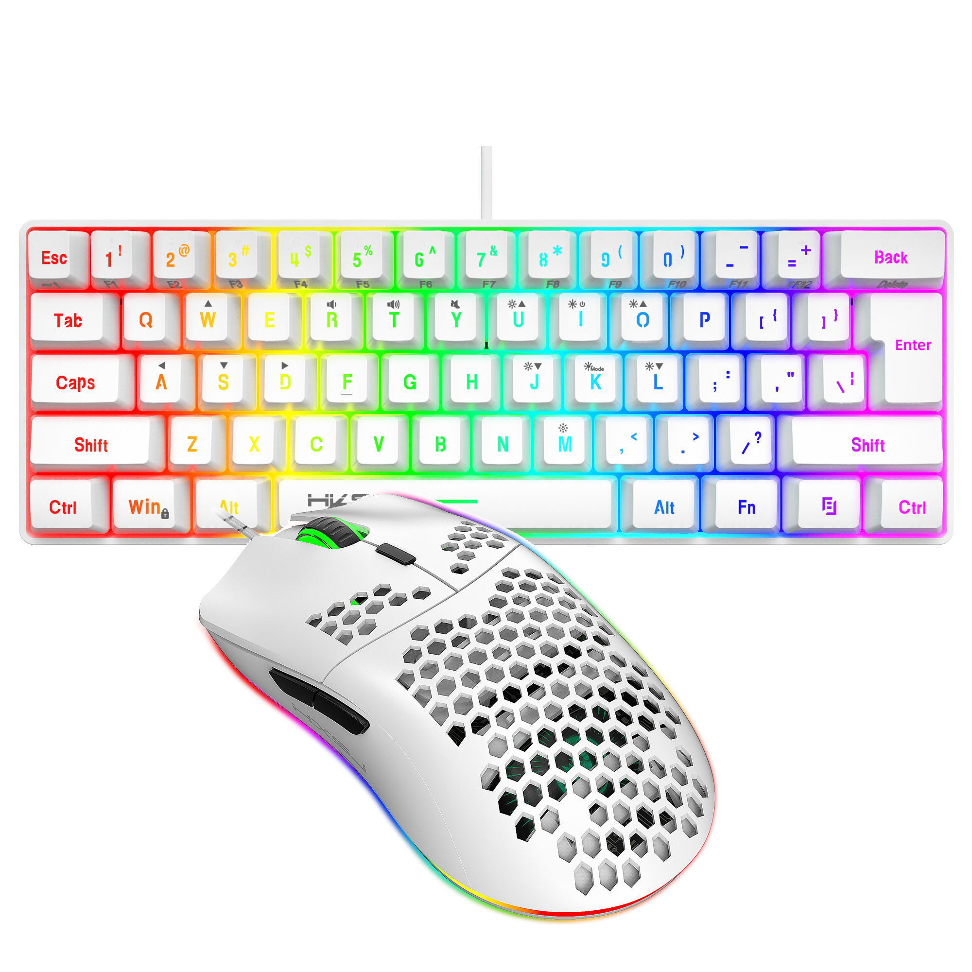 Hot selling HXSJ 61 keys V700  - مراجعة Gaming Keyboard Extension وسعره