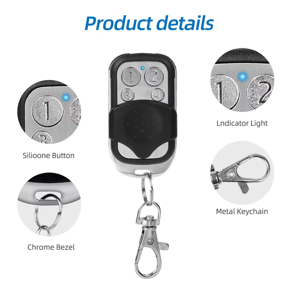 4 Buttons Remote Control 330MH - مراجعة Switch Opener Tool وسعره