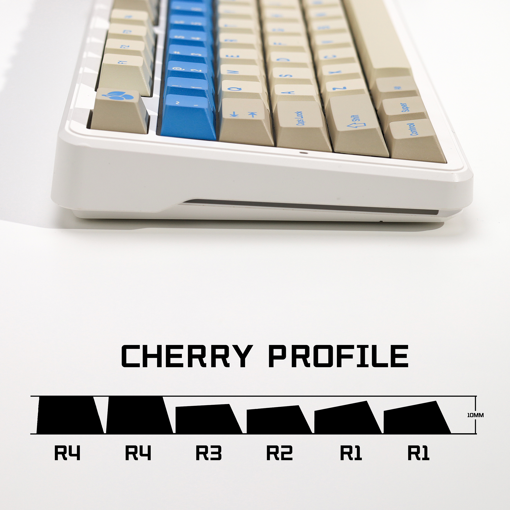 KBDiy Clone Retro GMK Blue Ale - مراجعة Gaming Keyboard No Number Pad وسعره