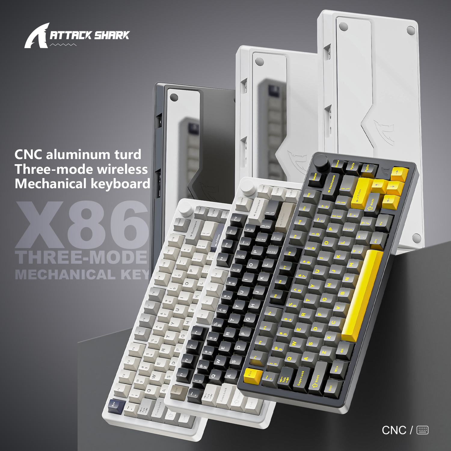 Attack Shark X86 Full-Key RGB  - مراجعة Gaming Keyboard Mechanical وسعره