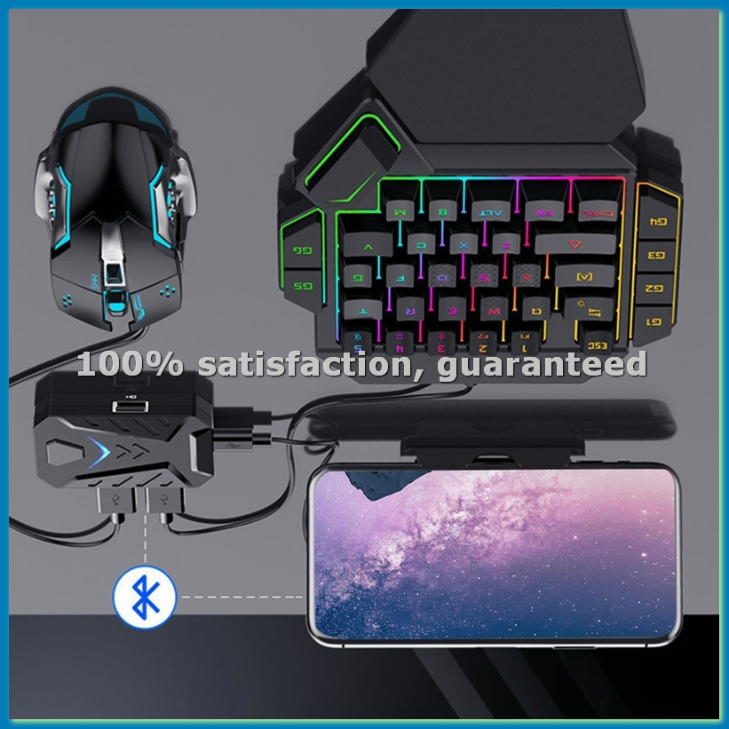 Portable Mobile Gaming Keyboar - مراجعة Gaming Keyboard And Mouse Converter For Mobile وسعره
