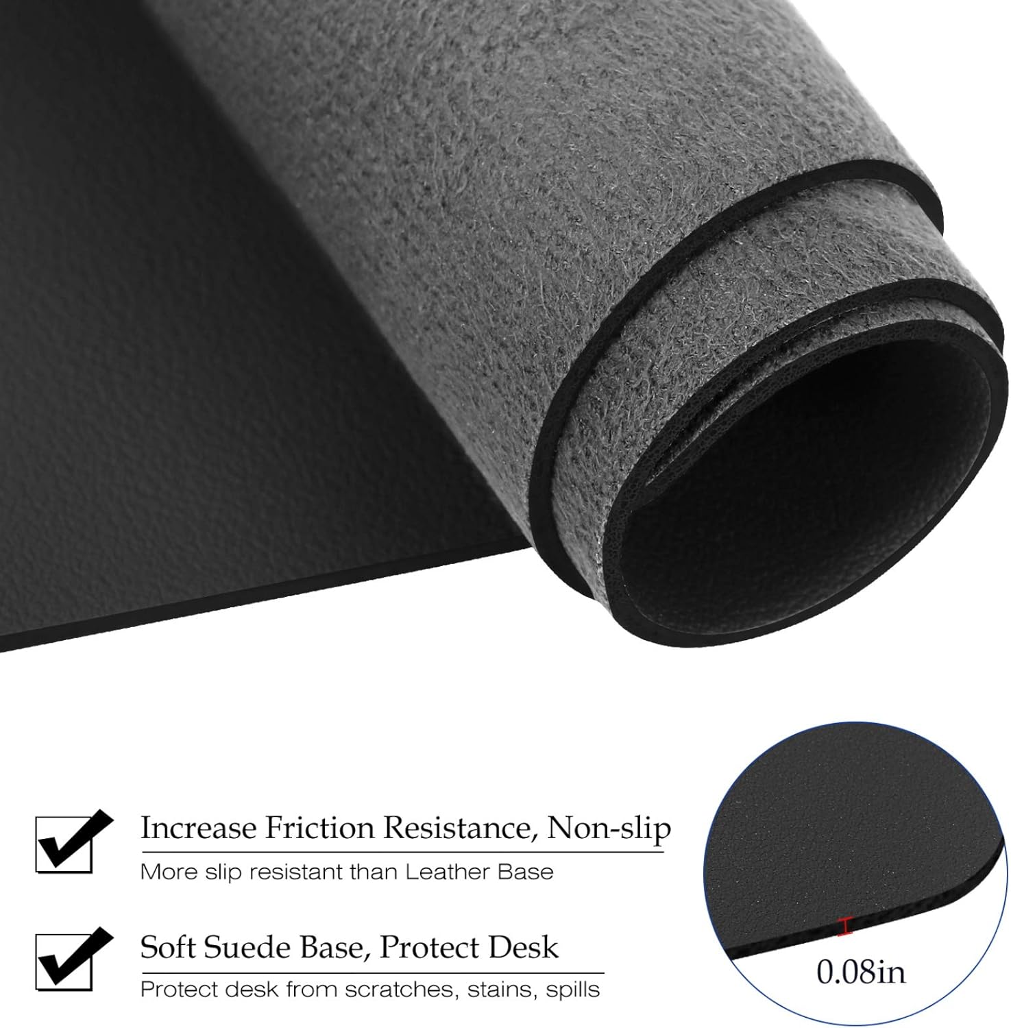 Large Size Leather Desk Pad,Of - مراجعة Gaming Keyboard Mouse وسعره