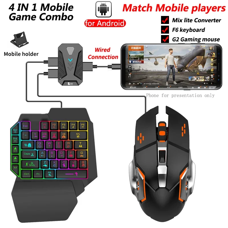 In stock Mixlite Gamepad for M - مراجعة Gaming Keyboard And Mouse Converter For Mobile وسعره