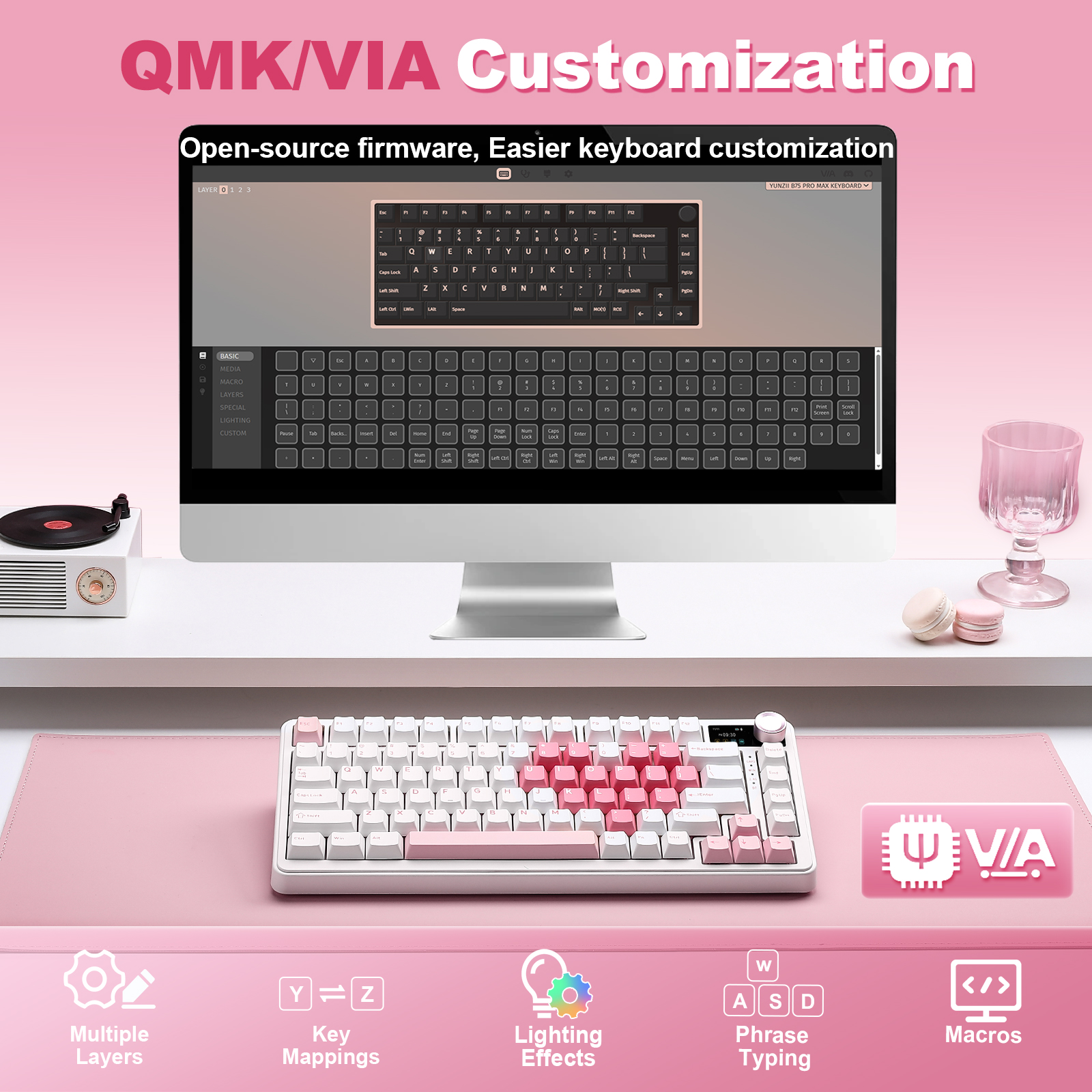 YUNZII B75 PRO MAX Wireless Me - مراجعة Keyboard Gaming Mac وسعره