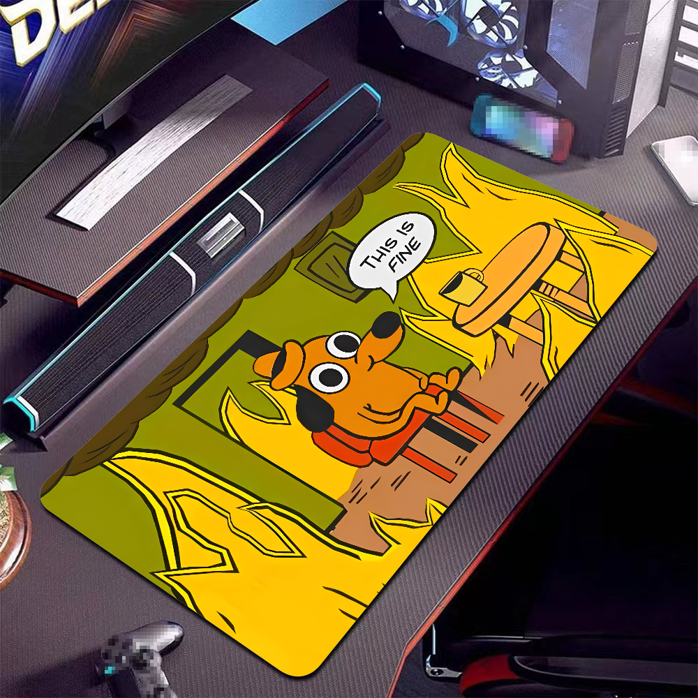This Is Fine Dog Dachshund Mou - مراجعة Gaming Keyboard Mouse وسعره