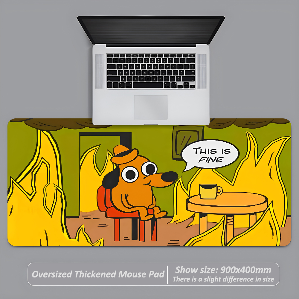 This Is Fine Dog Dachshund Mou - مراجعة Gaming Keyboard Mouse وسعره