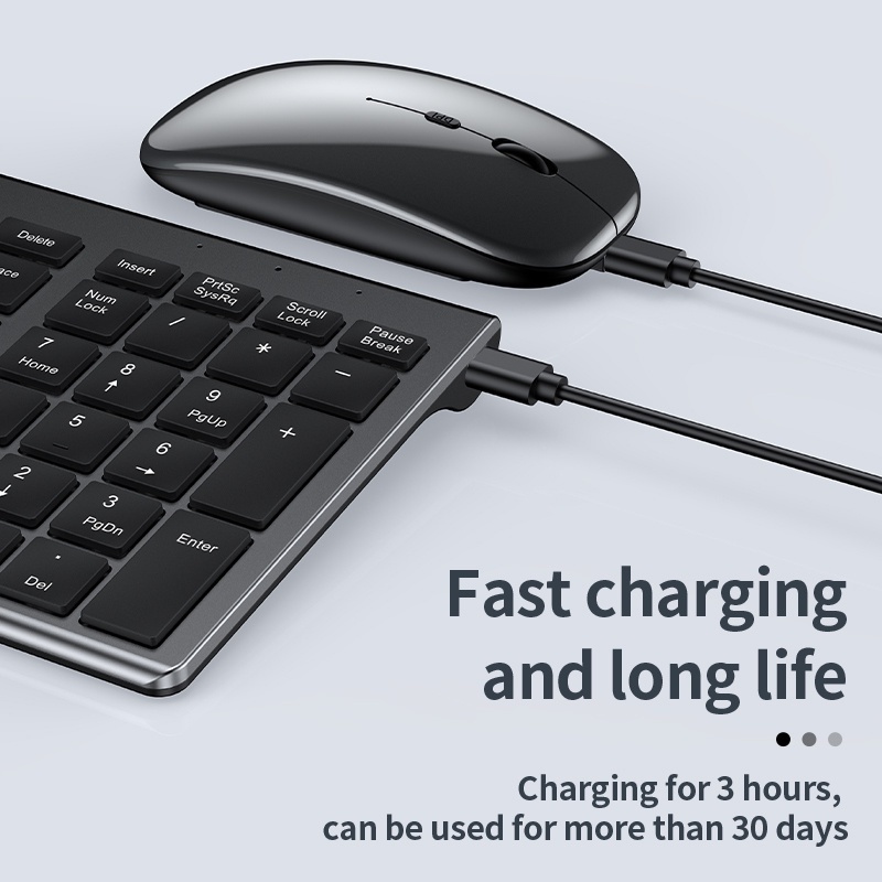 Jomaa Slim Rechargeable Blueto - مراجعة Gaming Keyboard Extension وسعره