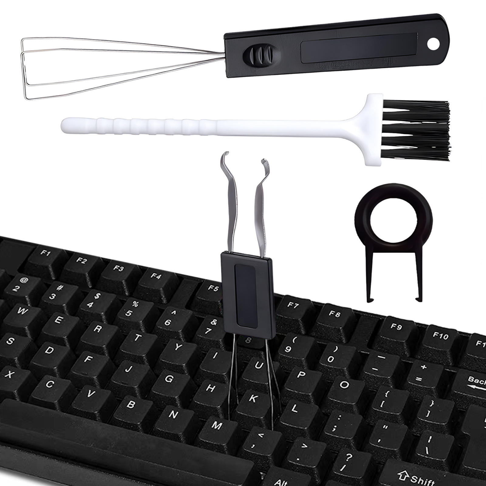 4pcs Keycap Removal Tool Set w - مراجعة Keycap Puller Ring وسعره