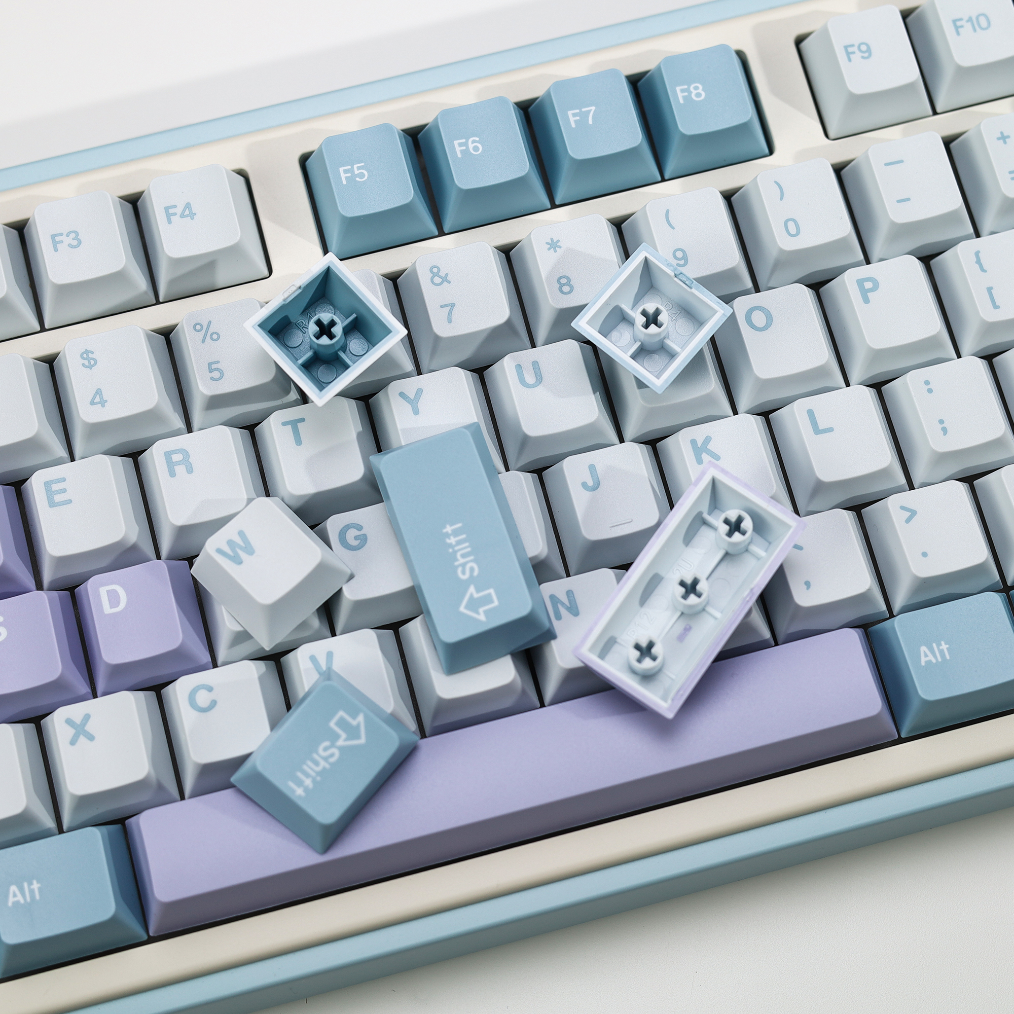 KBDiy Illusion Keycap Retro PB - مراجعة Gaming Keyboard No Number Pad وسعره