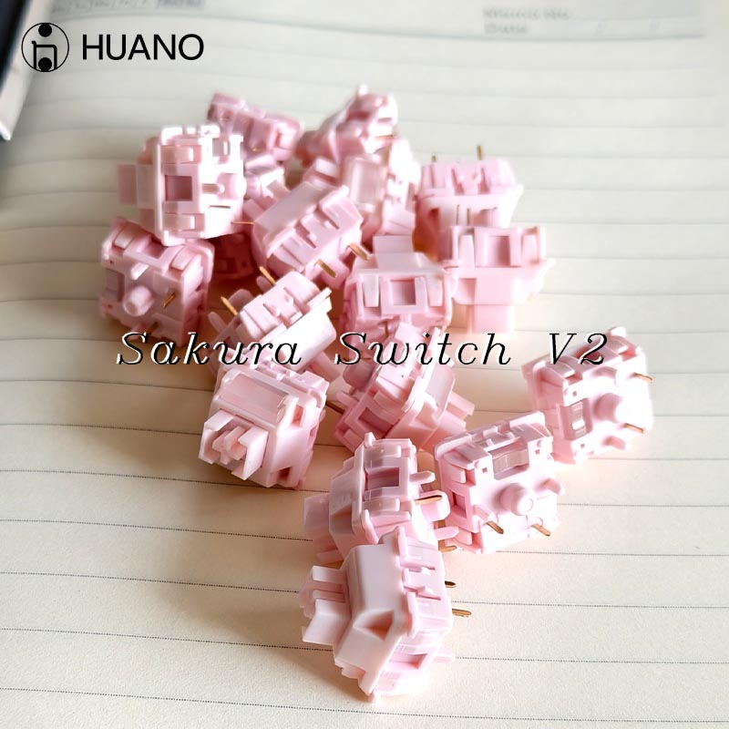 HUANO Sakura V2 Switch 5-Pins  - مراجعة Gaming Keyboard Type C وسعره