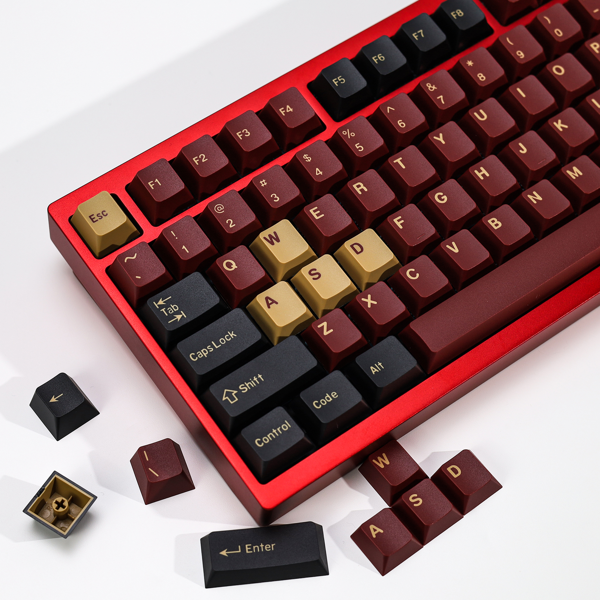 KBDiy GMK Keycap Double Shot C - مراجعة Gaming Keyboard No Number Pad وسعره