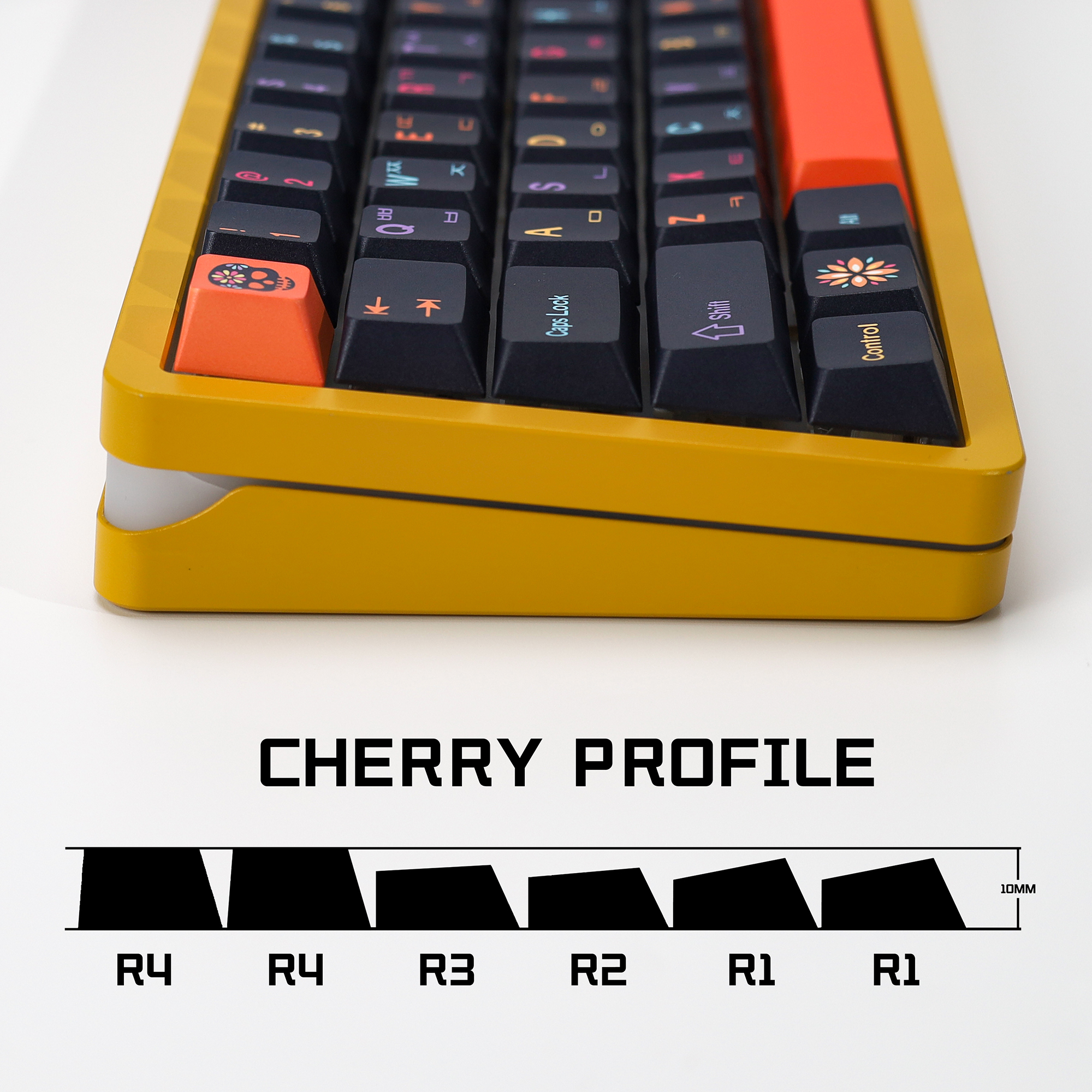 KBDiy GMK Mictlan Cherry Profi - مراجعة Gaming Keyboard No Number Pad وسعره