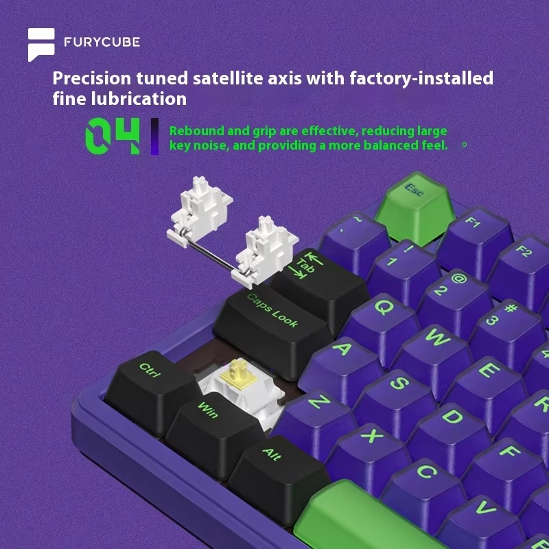 FURYCUBE K99pro Wireless Gamin - مراجعة Gaming Keyboard Mechanical وسعره