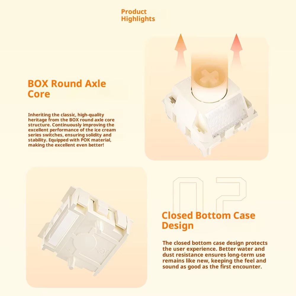 Kailh Ice Cream Magnetic Switc - مراجعة Gaming Keyboard Type C وسعره