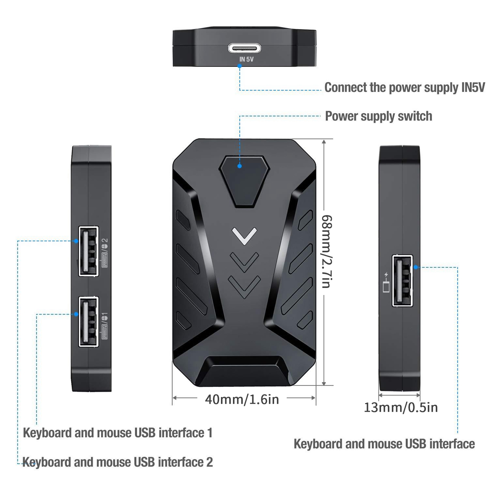 Gaming Keyboard Mouse Converte - مراجعة Gaming Keyboard And Mouse Converter For Mobile وسعره