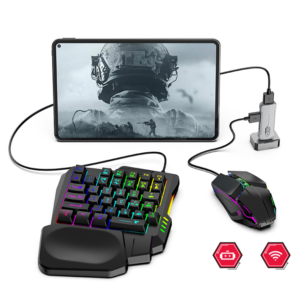 5 in 1 Mobile Game Converter K - مراجعة Gaming Keyboard And Mouse Converter For Mobile وسعره