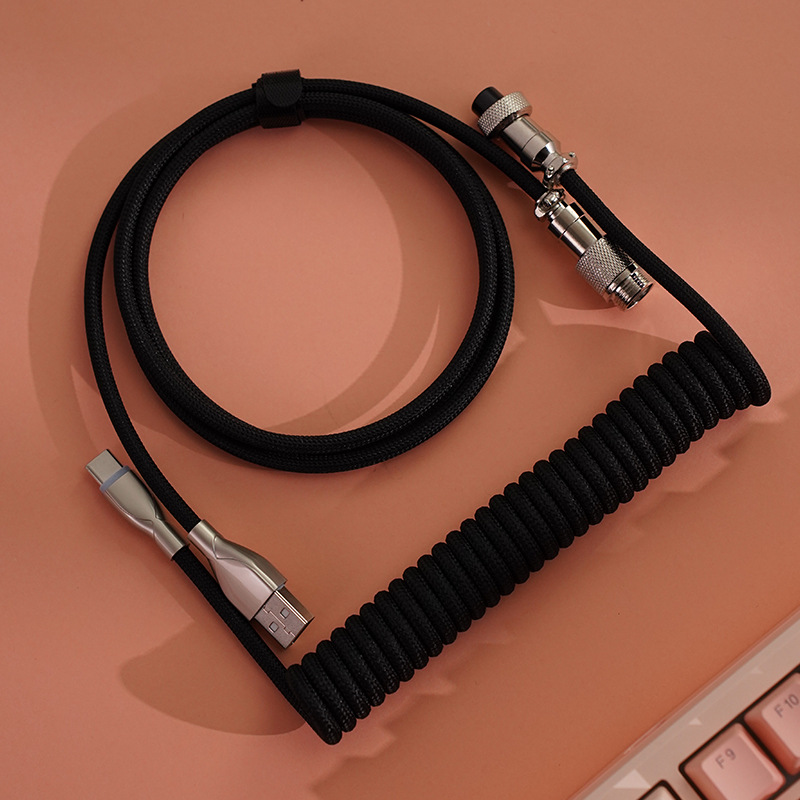 Type C USB aviator coiling cab - مراجعة Gaming Keyboard Type C وسعره