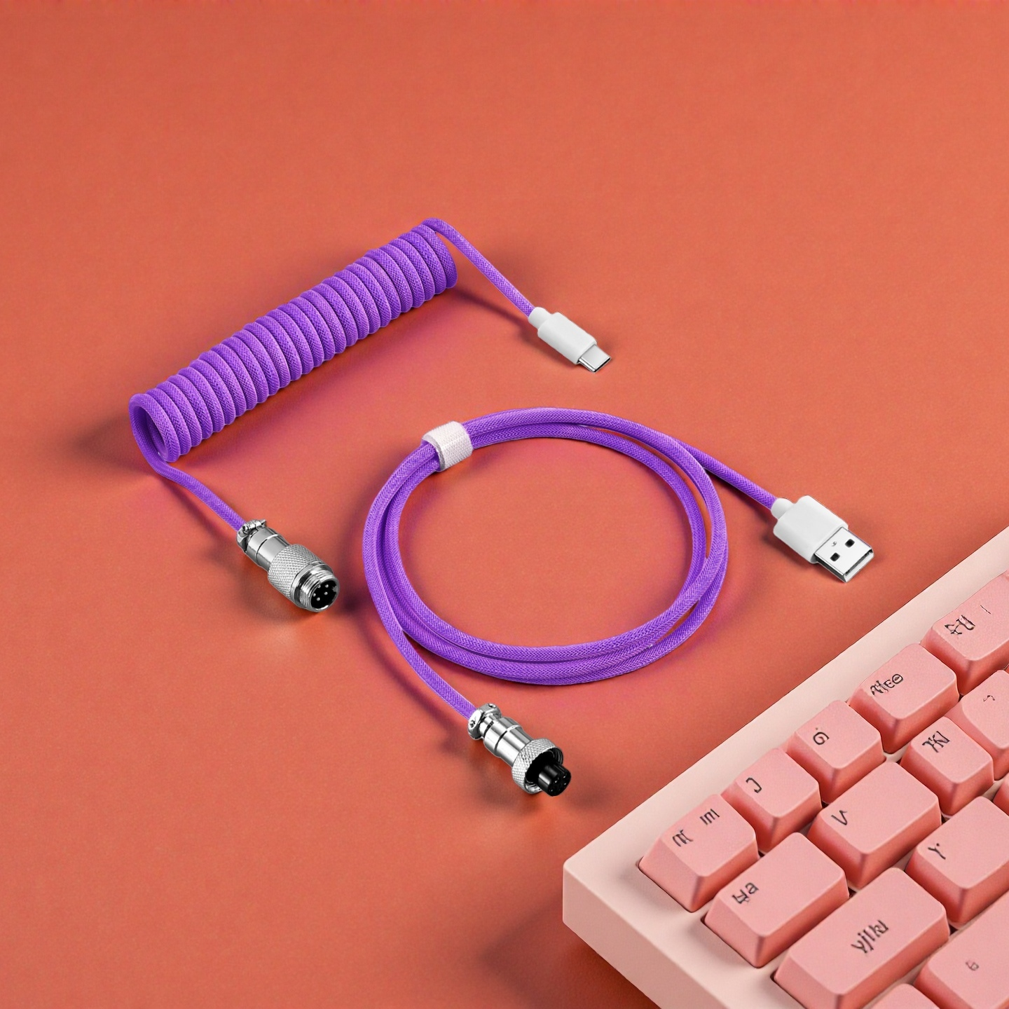 Type C USB aviator coiling cab - مراجعة Gaming Keyboard Type C وسعره