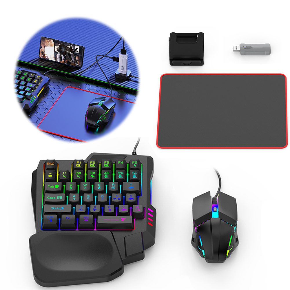 5 in 1 Mobile Game Converter K - مراجعة Gaming Keyboard And Mouse Converter For Mobile وسعره