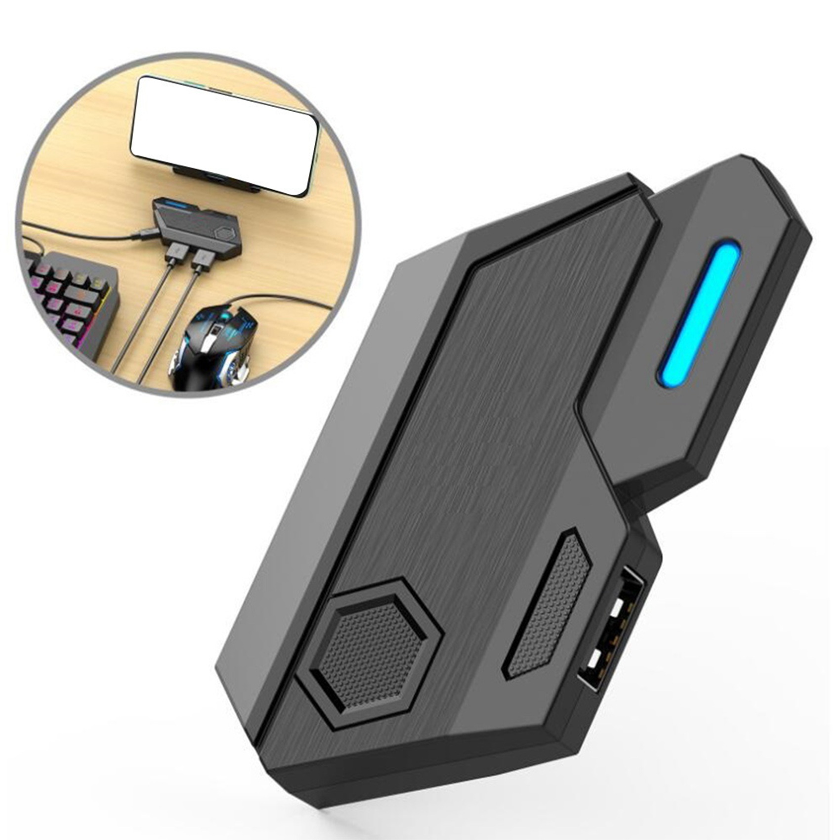 Reliable~ Gamepad Mobile For P - مراجعة Gaming Keyboard And Mouse Converter For Mobile وسعره