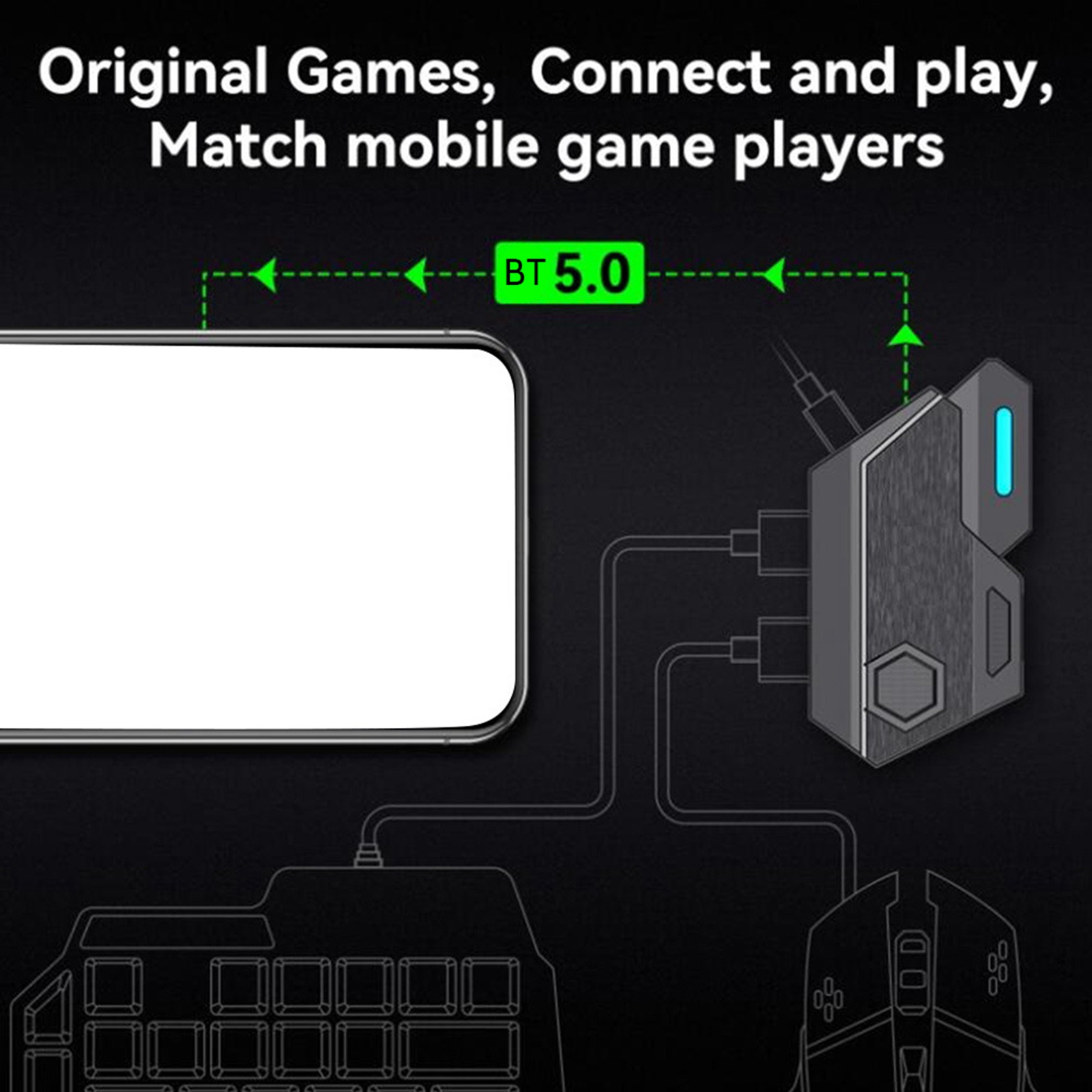Reliable~ Gamepad Mobile For P - مراجعة Gaming Keyboard And Mouse Converter For Mobile وسعره