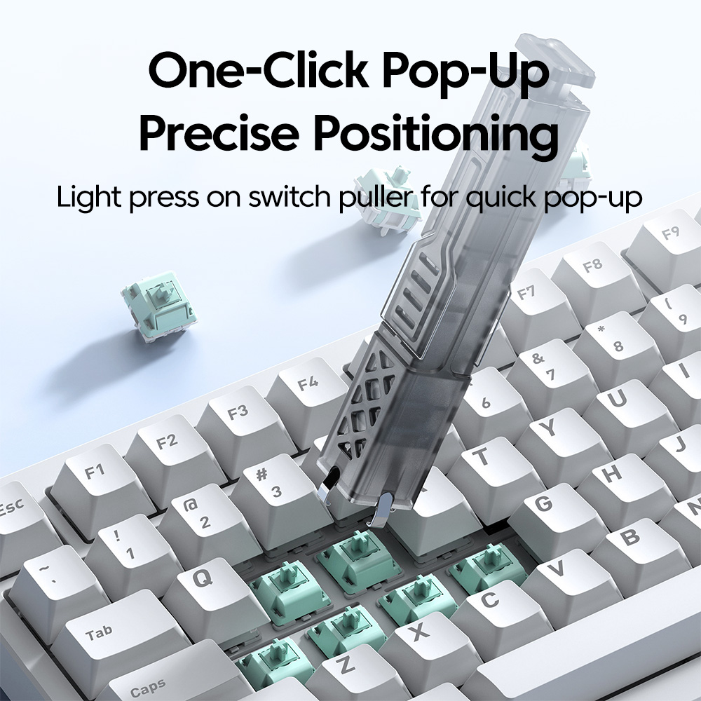 2 In 1 Keyboard Keycaps Switch - مراجعة Keycap Puller Ring وسعره