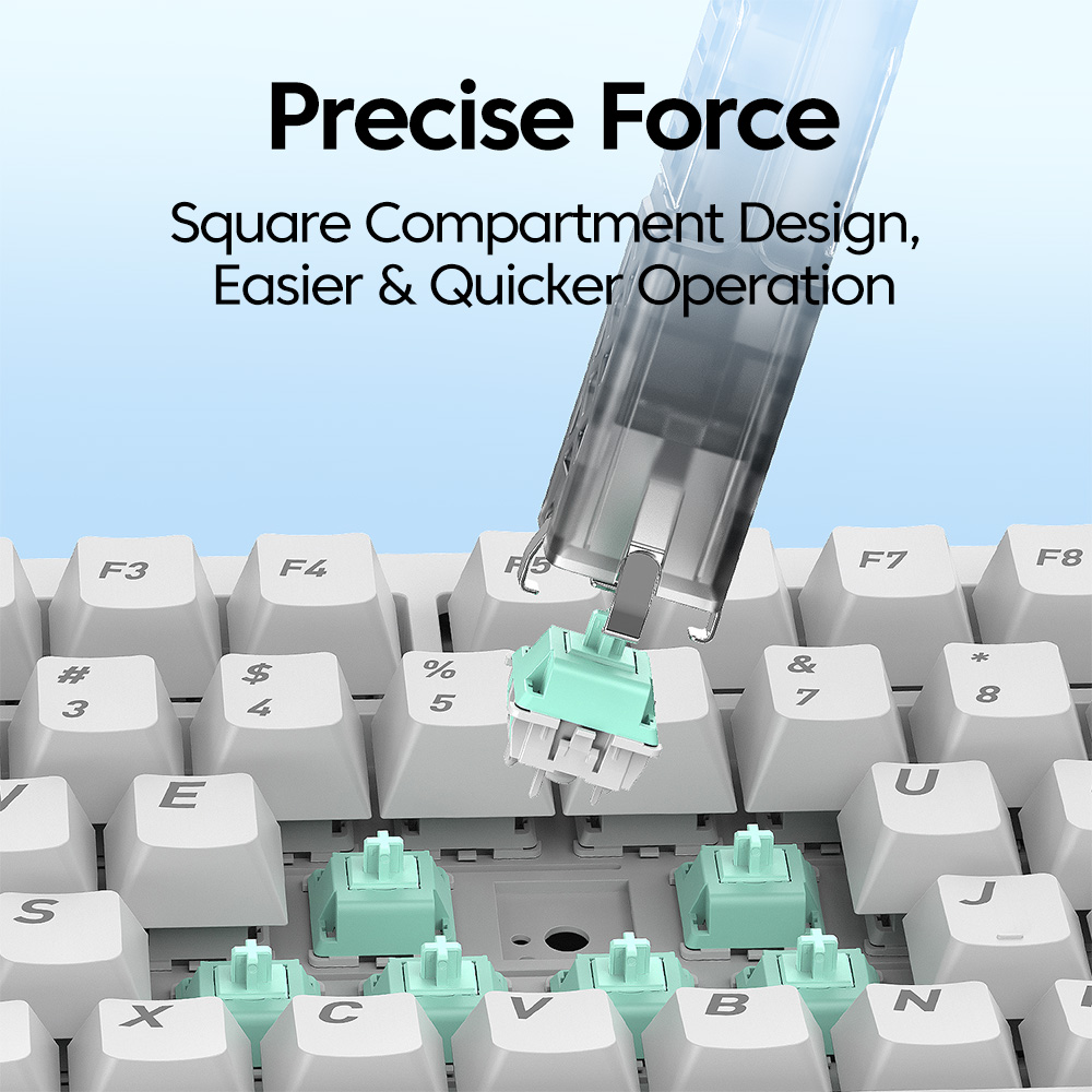 2 In 1 Keyboard Keycaps Switch - مراجعة Keycap Puller Ring وسعره