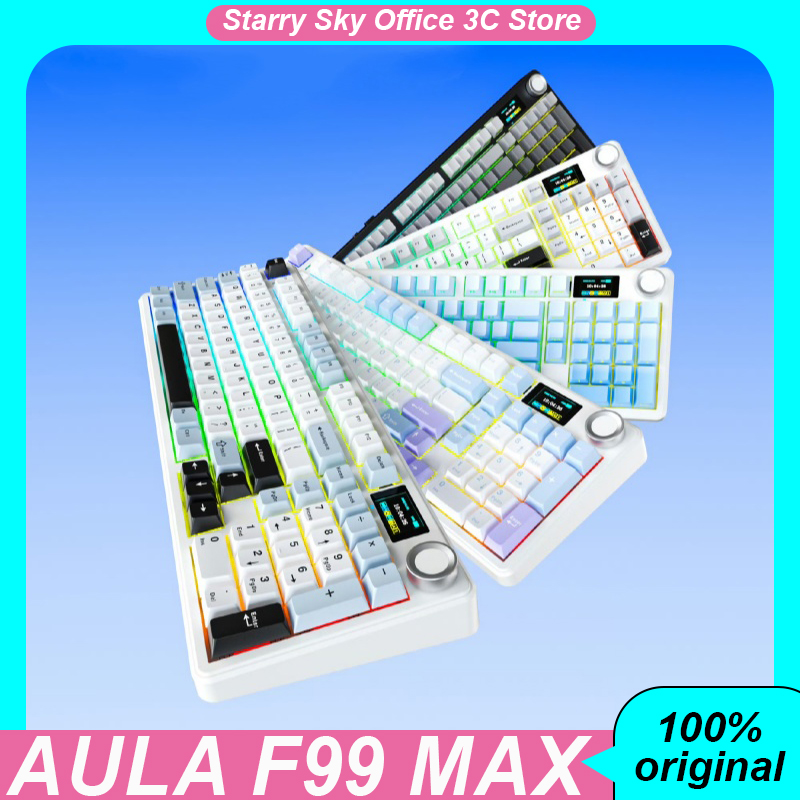 New AULA F99 Max Gasket Mechan - مراجعة Gaming Keyboard Mechanical وسعره