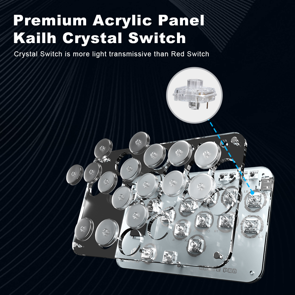 Haute42 Arcade Joystick Hitbox - مراجعة Gaming Keyboard Mini وسعره