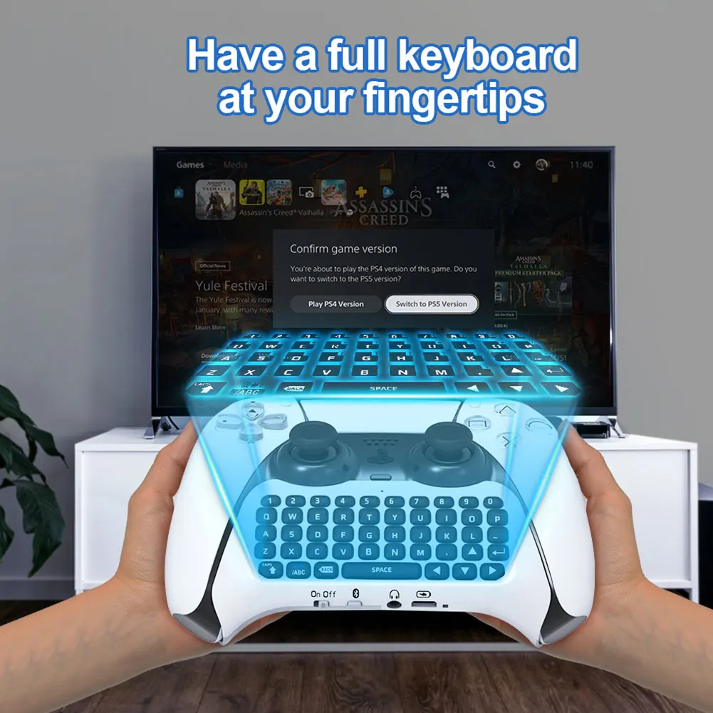 Gaming Handle Keyboard Wireles - مراجعة Gaming Keyboard Mini وسعره