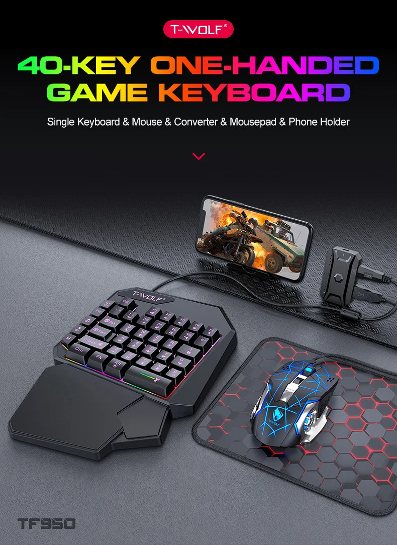 Kit Mobilador Gamer Kit Gaming - مراجعة Gaming Keyboard And Mouse Converter For Mobile وسعره
