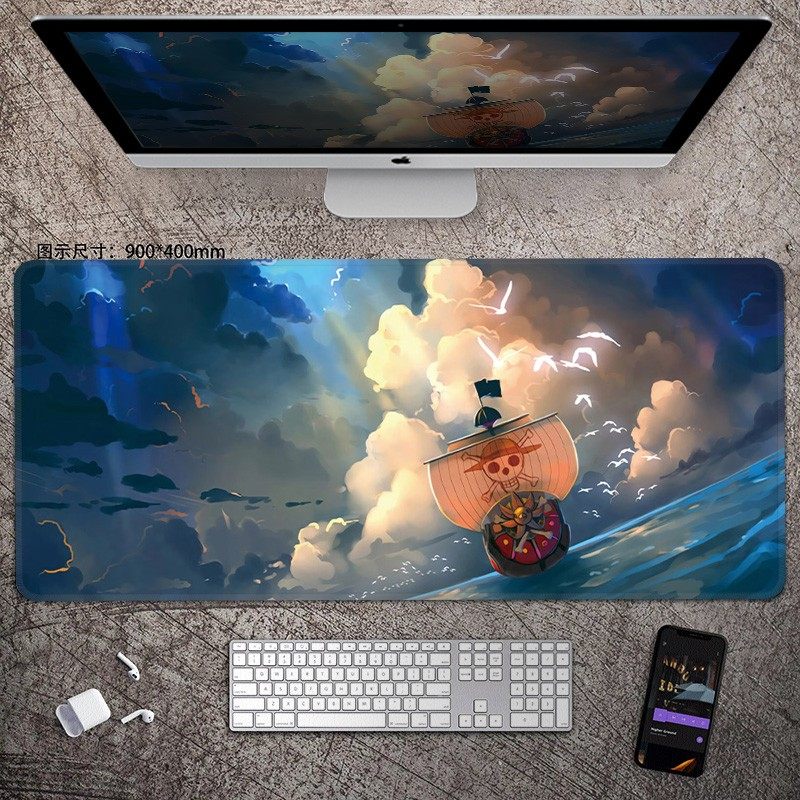 Animation ONE PIECE Leather Mo - مراجعة Gaming Keyboard Mouse وسعره