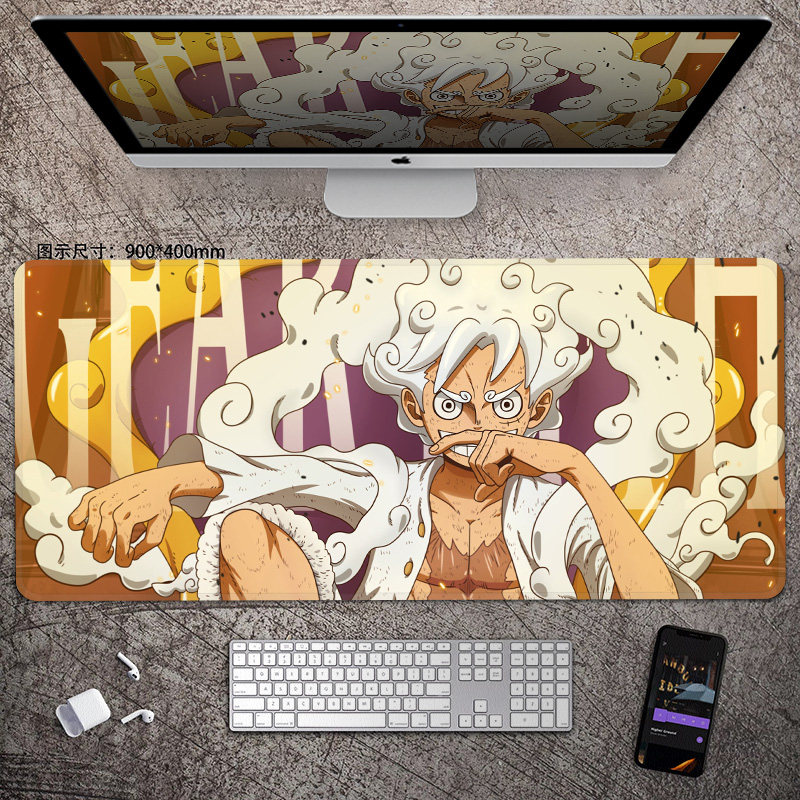 Animation ONE PIECE Leather Mo - مراجعة Gaming Keyboard Mouse وسعره